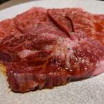 焼肉 六甲園 - 本日希少部位 三種盛(タレ)