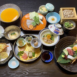 [Koto Kaiseki] 6,380 yen This course includes an exquisite "sea urchin stock" that is perfect for a girls' get-together, allowing you to enjoy the true essence of ginkgo nuts.