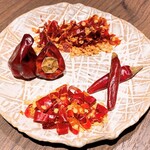 Super spicy special 2 types of chili peppers ¥280 (tax excluded) ¥308 (tax included)