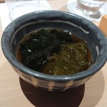 匠 進吾 - 酢の物、海ブドウとワカメ