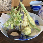 手打ち蕎麦処 想耕庵 - 本日の野菜の天ぷら ¥700