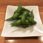 魚菜屋 常峰 - お通し（えだまめ）