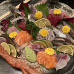 きっちん榮楽 - お造り盛り合わせ