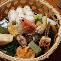 赤坂とゝや魚新 - 炭籠弁当 2750円(税込)