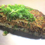 たんぽぽ - お好み焼き（イカ天・そば入り）