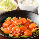 チャイナドール - エビチリソース定食