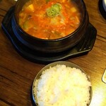 Soju Hanzan - 味噌チゲ