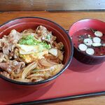 オロチョンラーメン 満濃店 - 爆肉飯と吸物