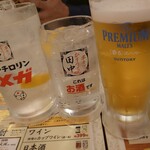 Kushikatsu Tanaka - お酒たち