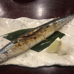 Wagakuan Hanare - 秋刀魚塩焼き８２５円。香ばしさ、身の甘さ、脂のノリ、崩れていない肝と4拍子揃って、とーっても美味しかったです（╹◡╹）（╹◡╹）