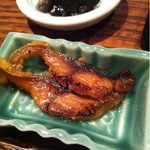 京 上賀茂 御料理秋山 - へしこの炙り。