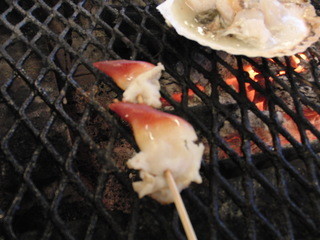 岸壁　炉ばた - ホッキ貝