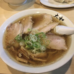 青竹手打ちラーメン 大和 - チャーシュー麺大盛り