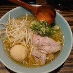 麺とカフェ処 悠然かしや - 帝塚山屋台ラーメン+味タマ♪