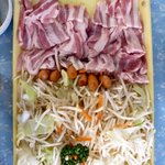 浅間園 - 溶岩バーベキュー ￥1,575　※豚肉＋ソーセージ＋野菜