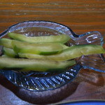 奄美 沖縄料理 しまん人 - パパイヤの漬物