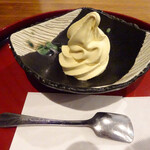 おふろカフェ 白寿の湯 - 醤油ソフトクリーム