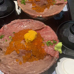 吉祥寺 肉ドレス海鮮丼 - 