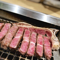 横浜焼肉kintan - 日本一の骨付きKINTANミスジステーキ