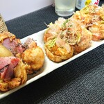 Takoyaki Fuefuki - バラエティに富んだたこ焼きが楽しい