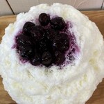 かき氷専門店 ウミナゴミ - ブルーベリーヨーグルトミルク