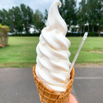 八紘学園 農産物直売所 - 【2020年09月】ソフトクリーム大＠300円。