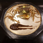 あま木 - 根室の秋刀魚、肝ソースと牛蒡