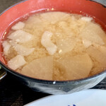 燕楽 - 豚汁風の味噌汁