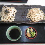 一文字うどん - 小麦の違い食べ比べざるうどんセット840円