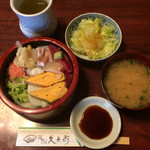 鮨処久兵衛 - ちらし定食  650円税込