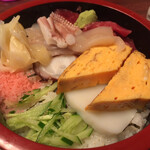 鮨処久兵衛 - ちらし寿司  別角度から