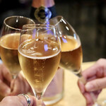 波へい - ロゼスパで乾杯♪