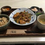 Umikaji - 若鶏と茄子のうまから味噌炒め