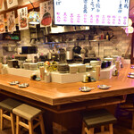 大衆食堂ゆしまホール - カウンター