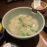 赤坂うまや - 豚汁。