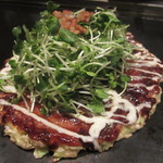 OKONOMIYAKI のろ - 2012,July のろ焼き　かいわれ