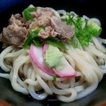 Setoan - 肉ぶっかけ（冷）　550円　だしが甘い　量が少ない