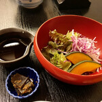 山みず木 - 大根のサラダwithかぼちゃ。昆布漬け。