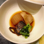 山みず木 - 鮎の甘露煮と野菜の煮付け