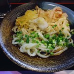 Umenoya - 「冷しぶっかけ饂飩」600円也。税込。