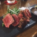 肉汁しゅうまいとジンギスカン・ラムしゃぶ 焼酎居酒屋酎ばっか - 牛カルビ