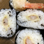 田舎家 - 細い海老天が2本のみの具