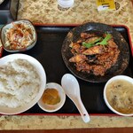 志峰飯店 - マーボなす定食（期間限定）