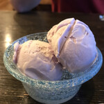 島時間 - 紫芋のアイスクリーム