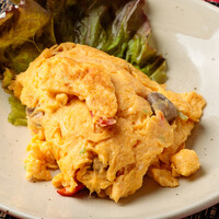 タラバ蟹の玉子炒め