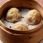 Xiaolongbao (2 pieces) with plenty of rich soup