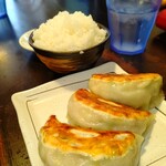 麺の風 祥気 - Bランチ 自家製手作り餃子+ミニライス@300