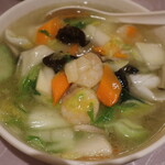 麻辣四川 - ランチの海鮮湯麺
