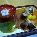 御花 - ＊里芋団子はよくお味が浸みていて美味しい。 他のお料理も丁寧に作られています。