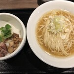 鴨出汁中華蕎麦 麺屋yoshiki - 鴨と松茸の塩そば